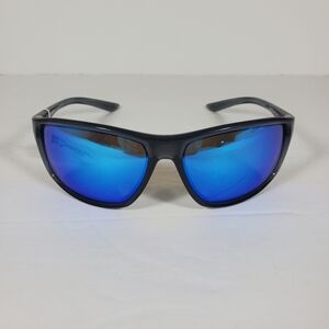 Nike Men's Adrenaline Sunglasses Dark Grey Frame, Blue Mirror Lens NEW